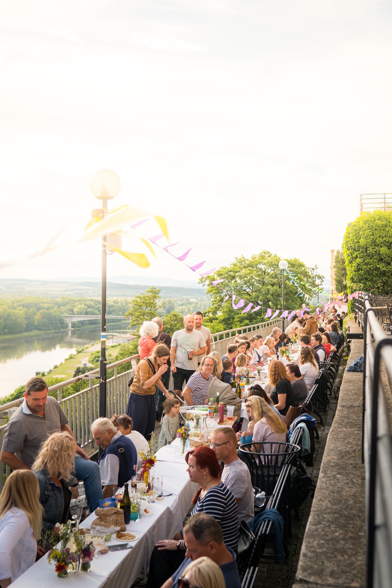 Photography 9 of project Tables above the Confluence/ Neighbors' Dinner in Mělník