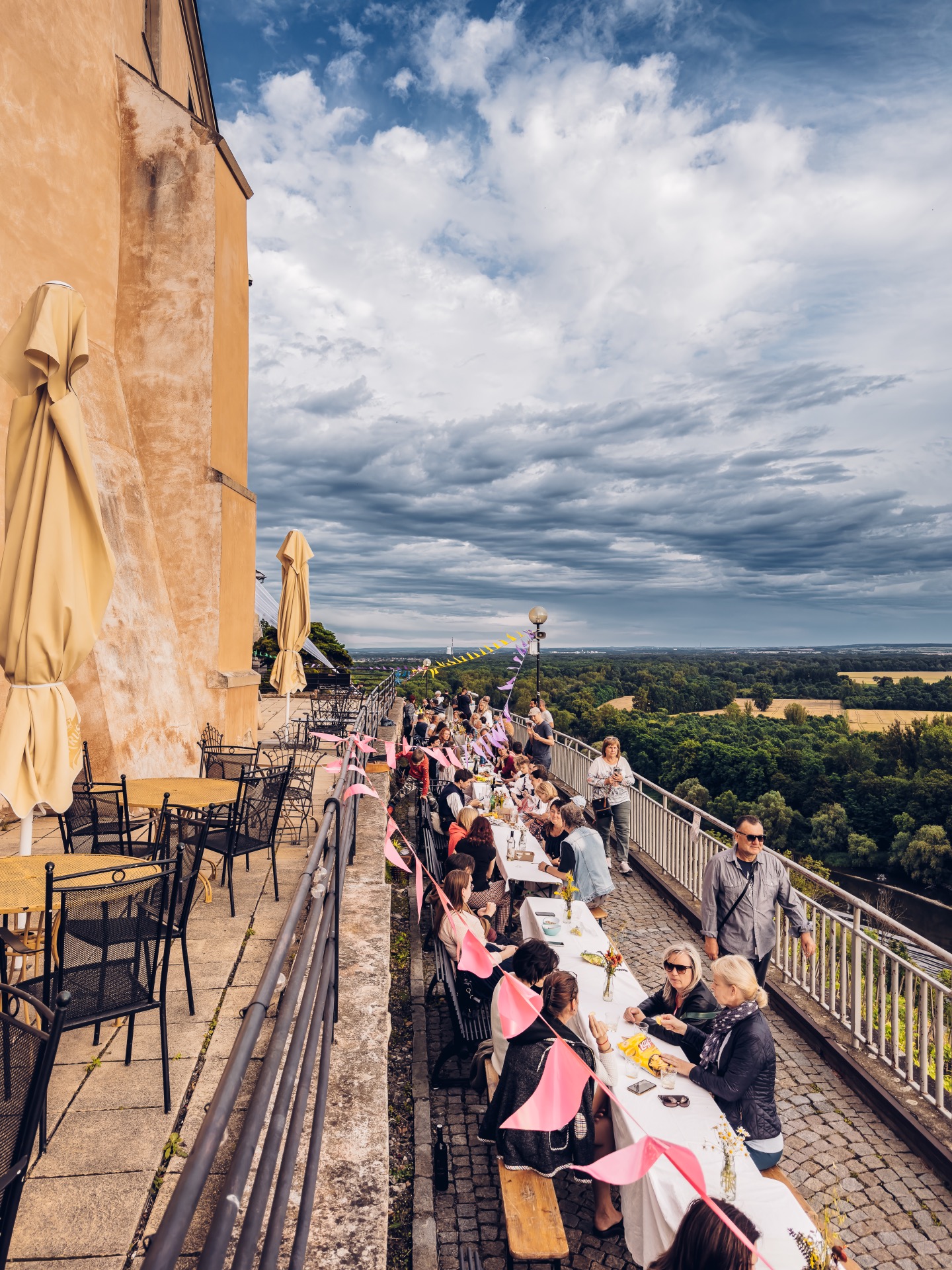 Photography 17 of project Tables above the Confluence/ Neighbors' Dinner in Mělník